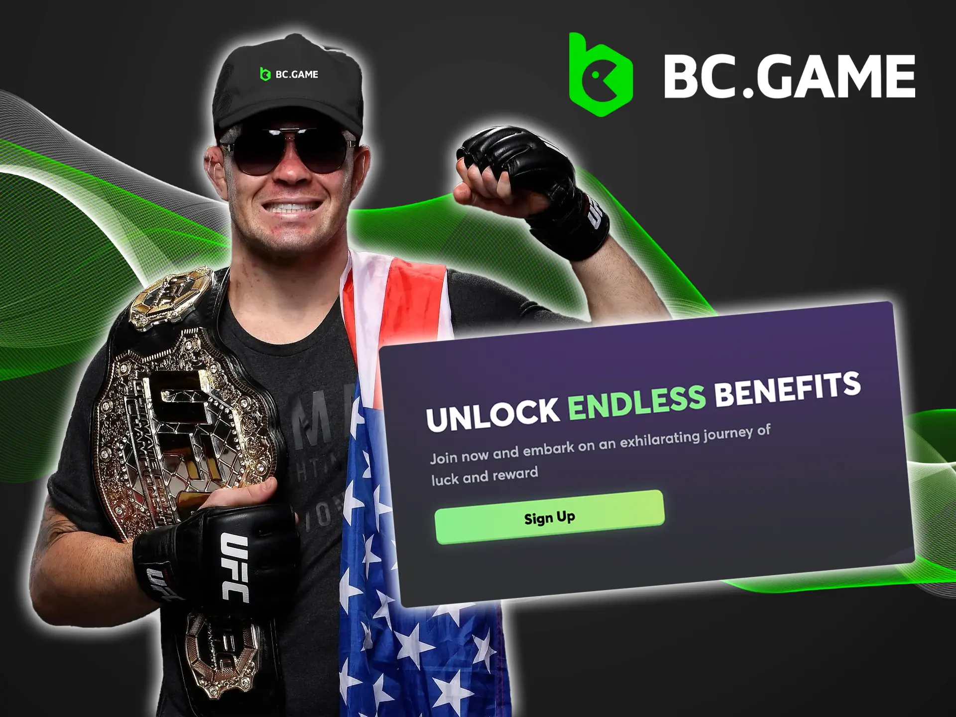 Learn about the benefits that will be available to all users thanks to the close collaboration between BC Game and Colby Covington.