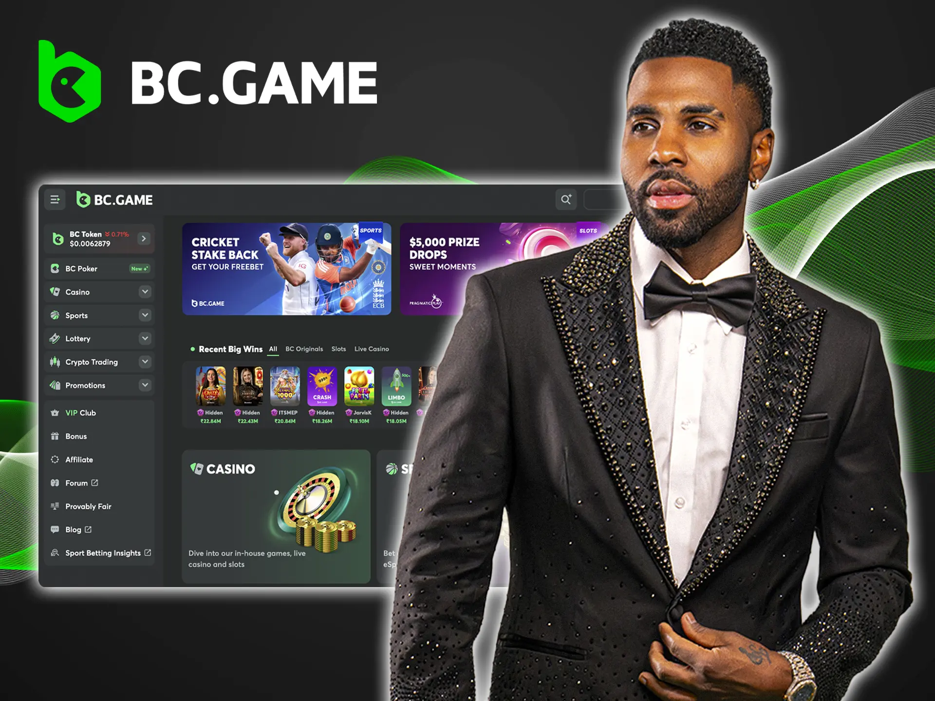 Find out why Jason Derulo is so famous and why collaborating with him is an important element for BC Game casinos.