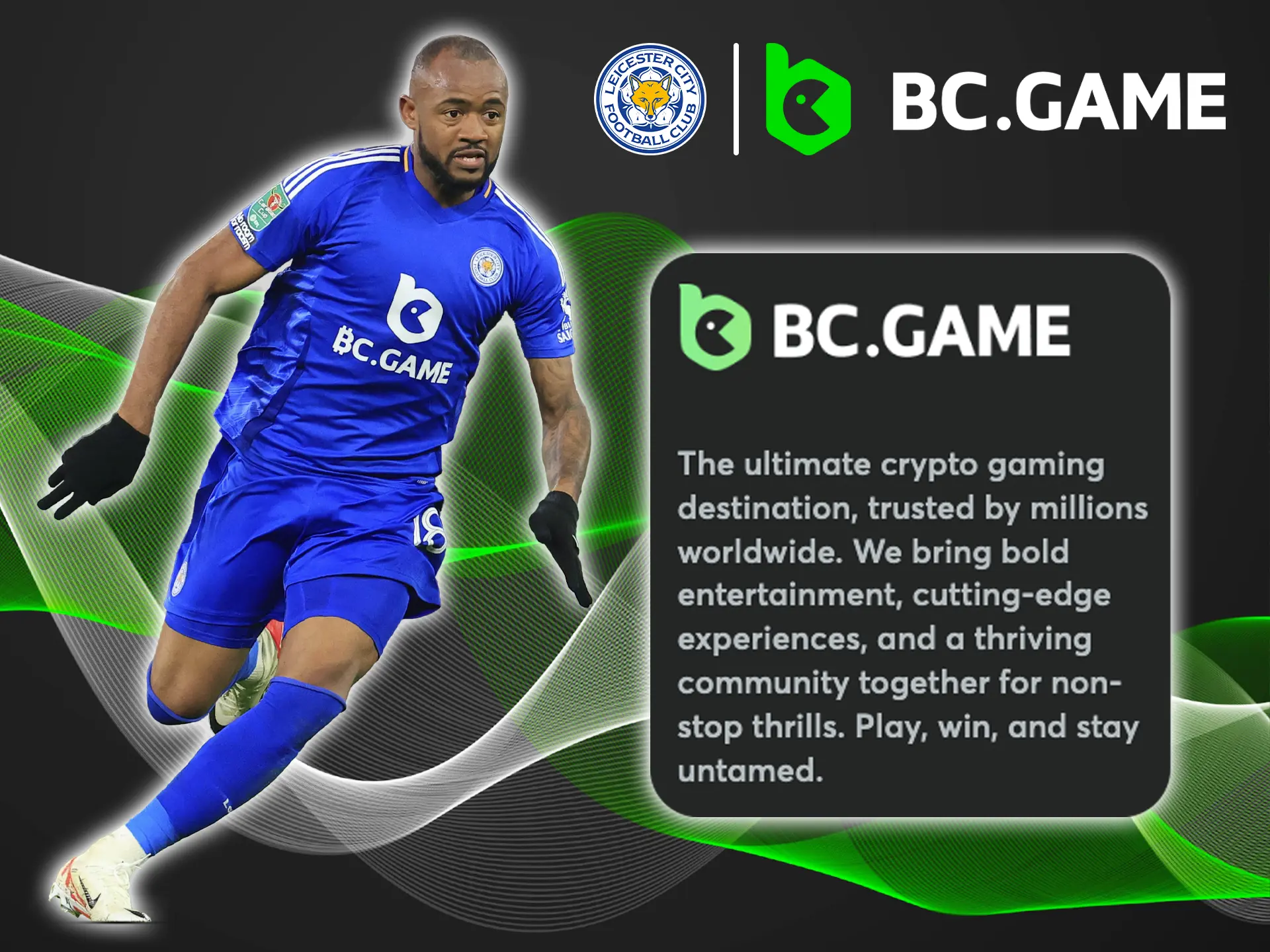 Explore the main information about BC Game Casino and its co-operation with LC FC.