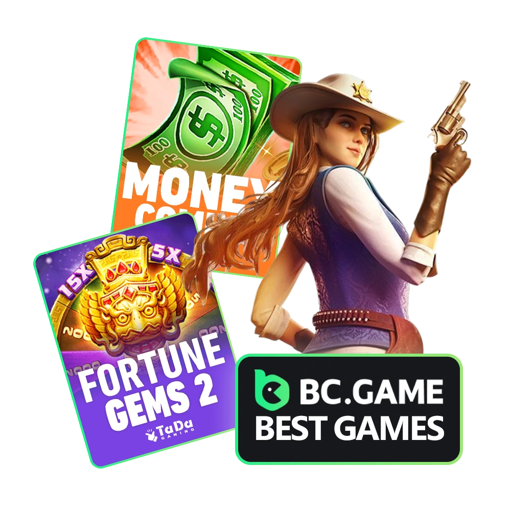 Try your luck when playing the best slots from BC Game Casino.