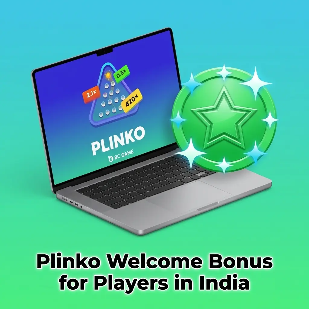 BC Game Plinko welcome bonus for India players with rakeback boosts on first four deposits